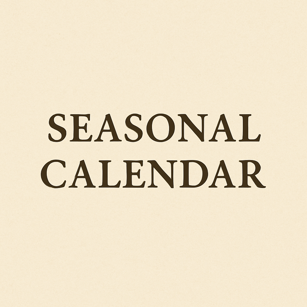 Digital Seasonal Calendar